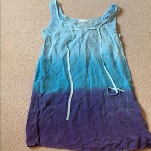 C & C California ombré Tie dye dress